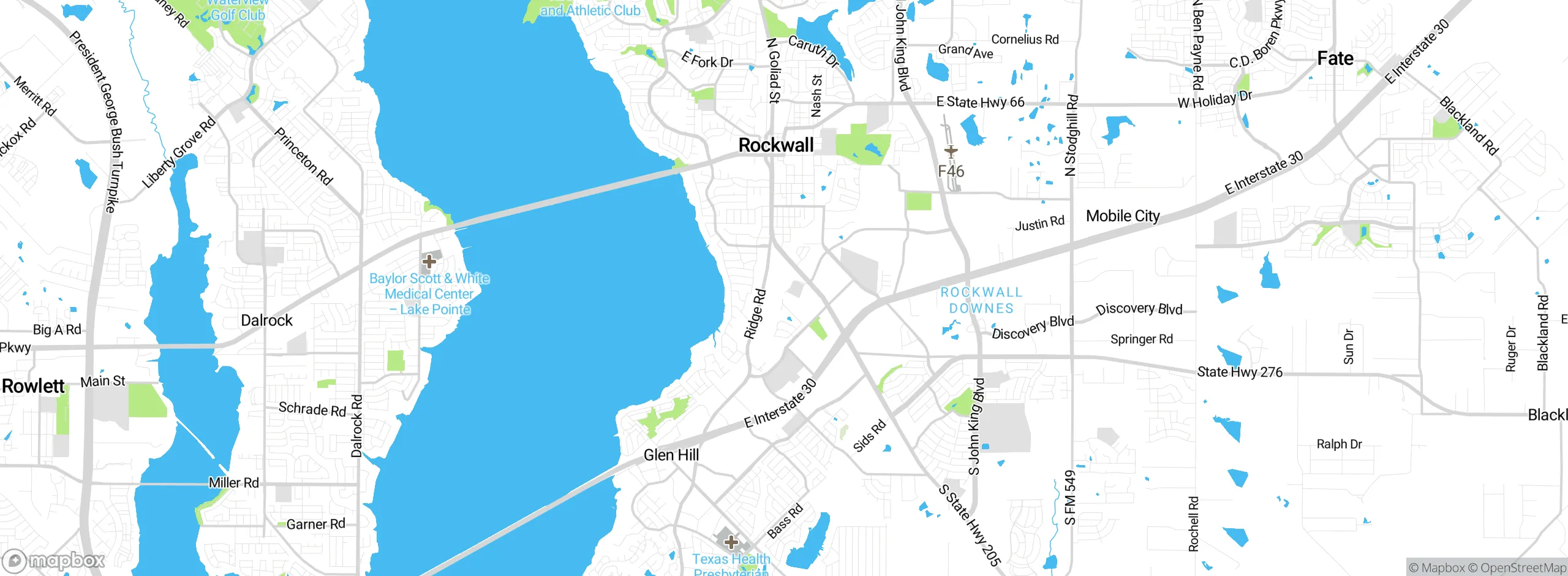 Map showing approximate location