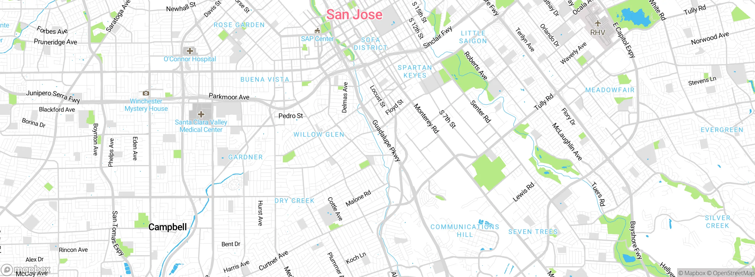 Map showing approximate location