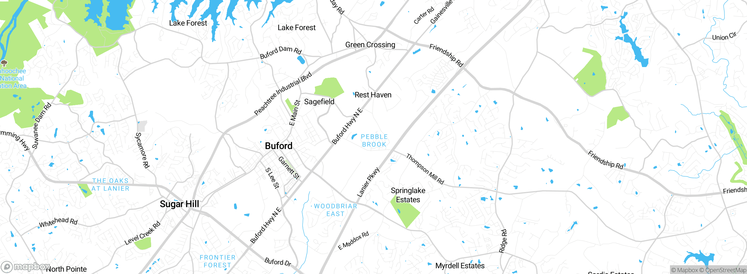 Map showing approximate location
