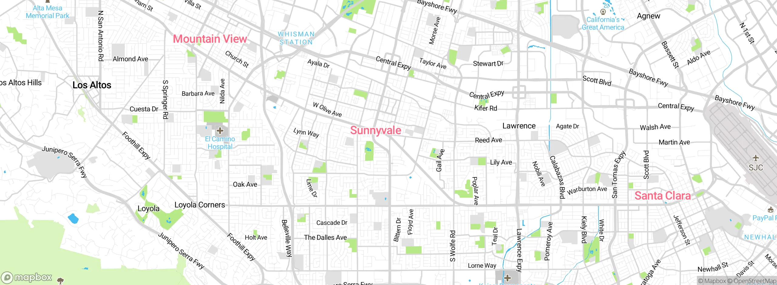Map showing approximate location