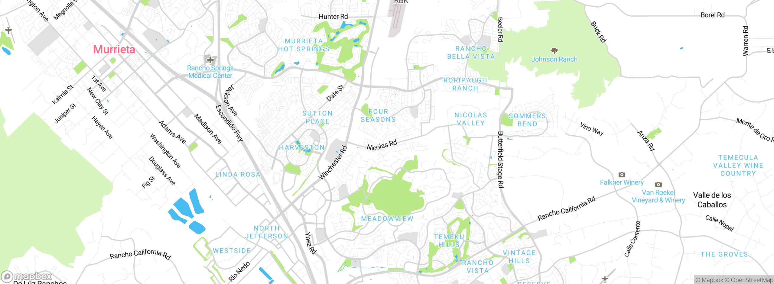 Map showing approximate location