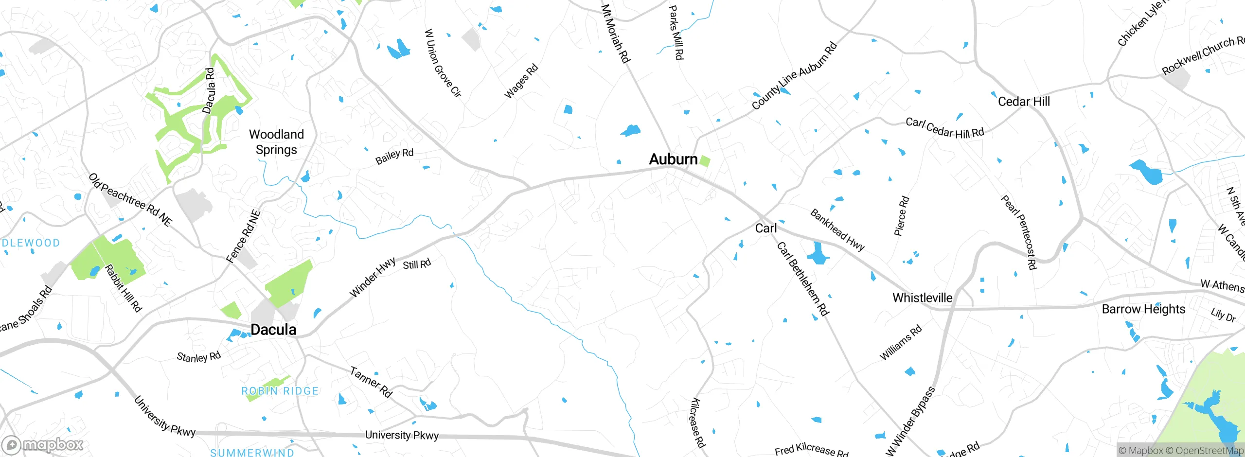 Map showing approximate location