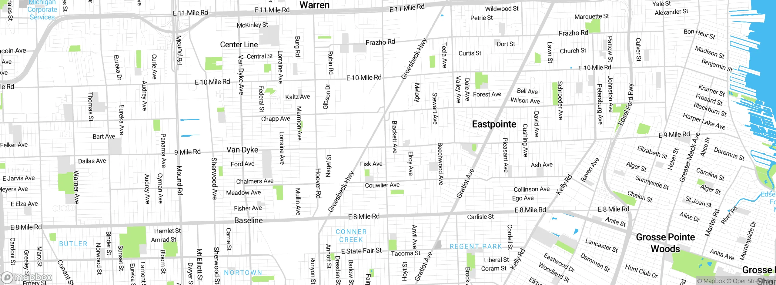 Map showing approximate location
