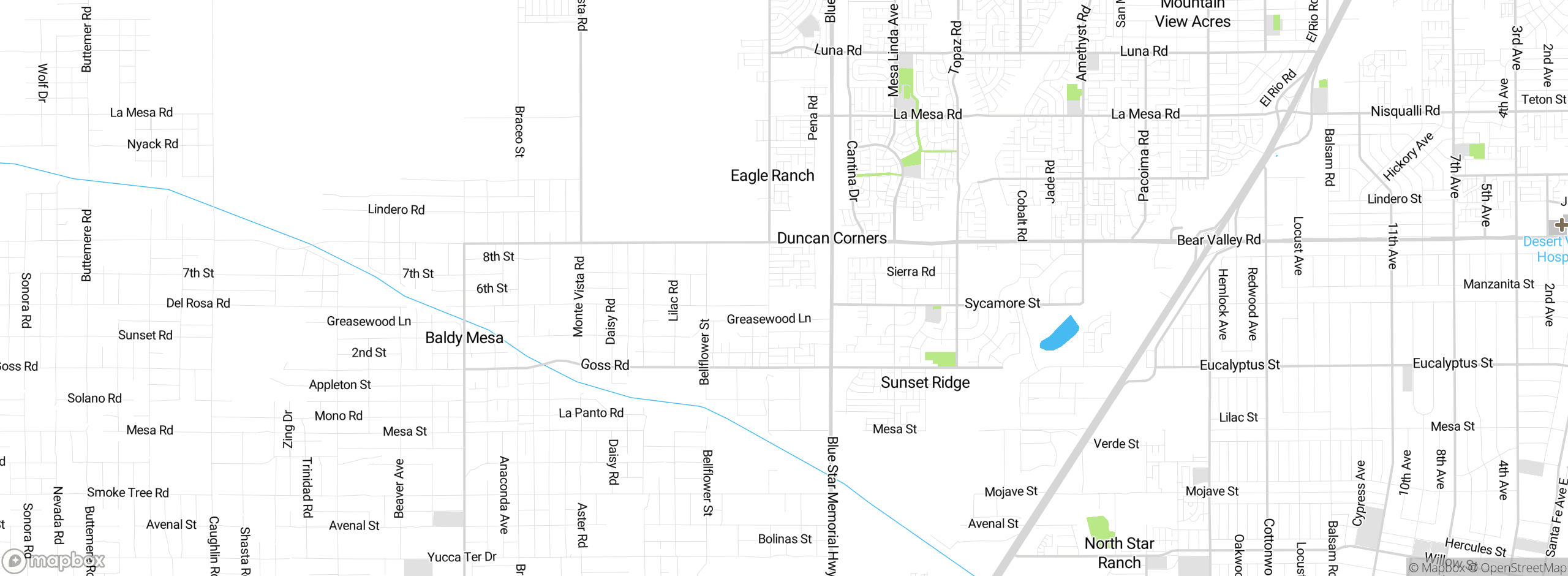 Map showing approximate location