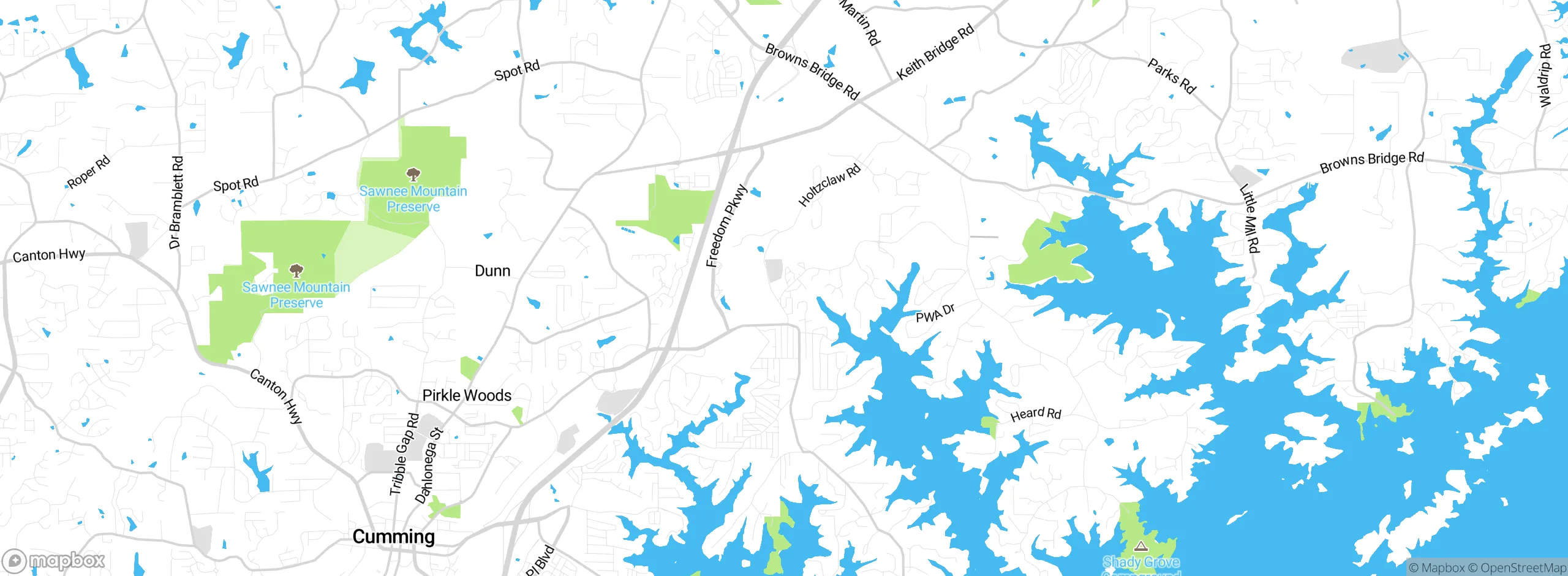 Map showing approximate location