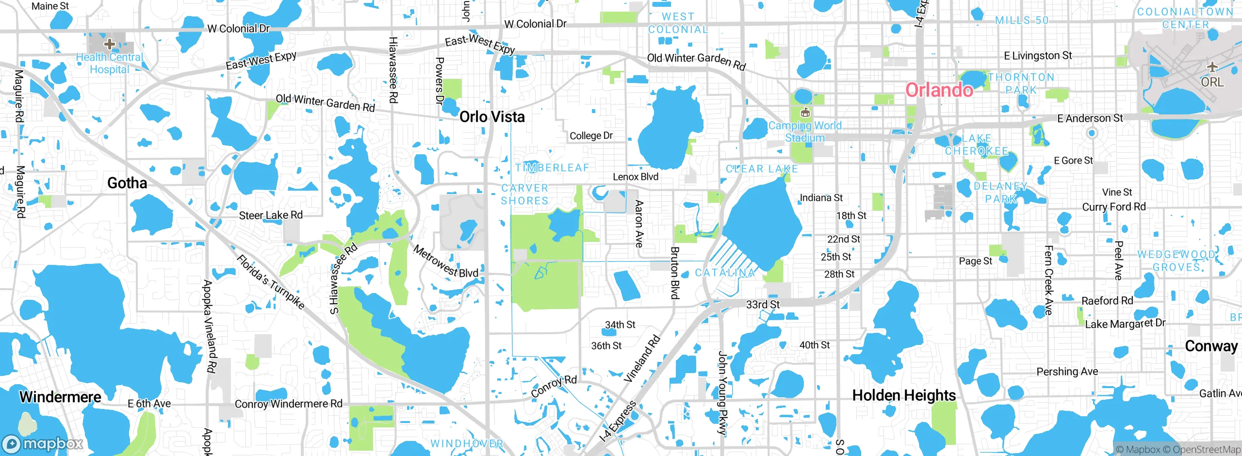 Map showing approximate location