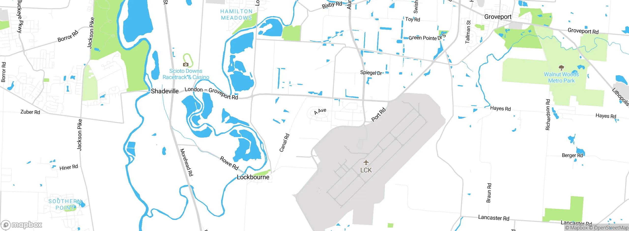 Map showing approximate location