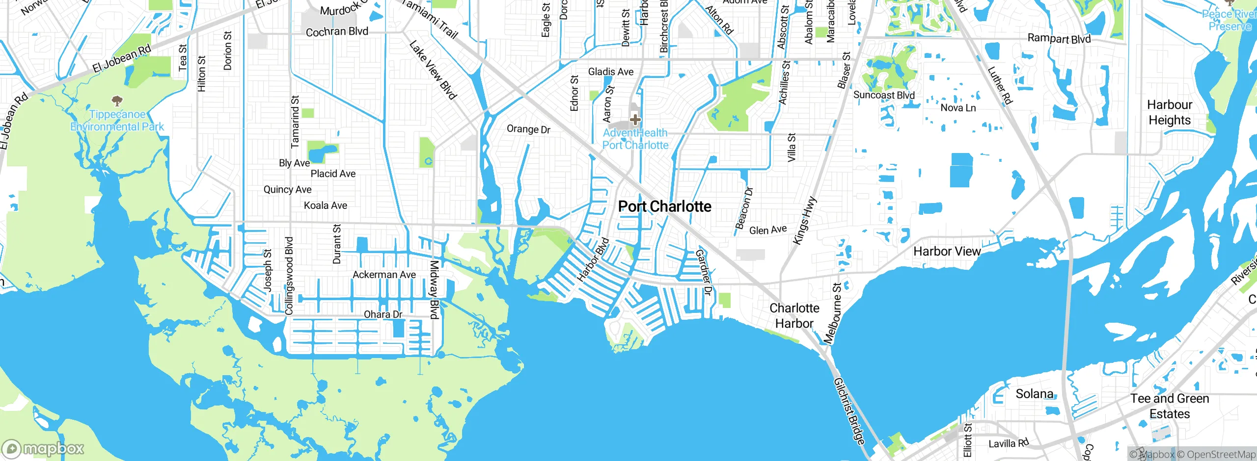 Map showing approximate location