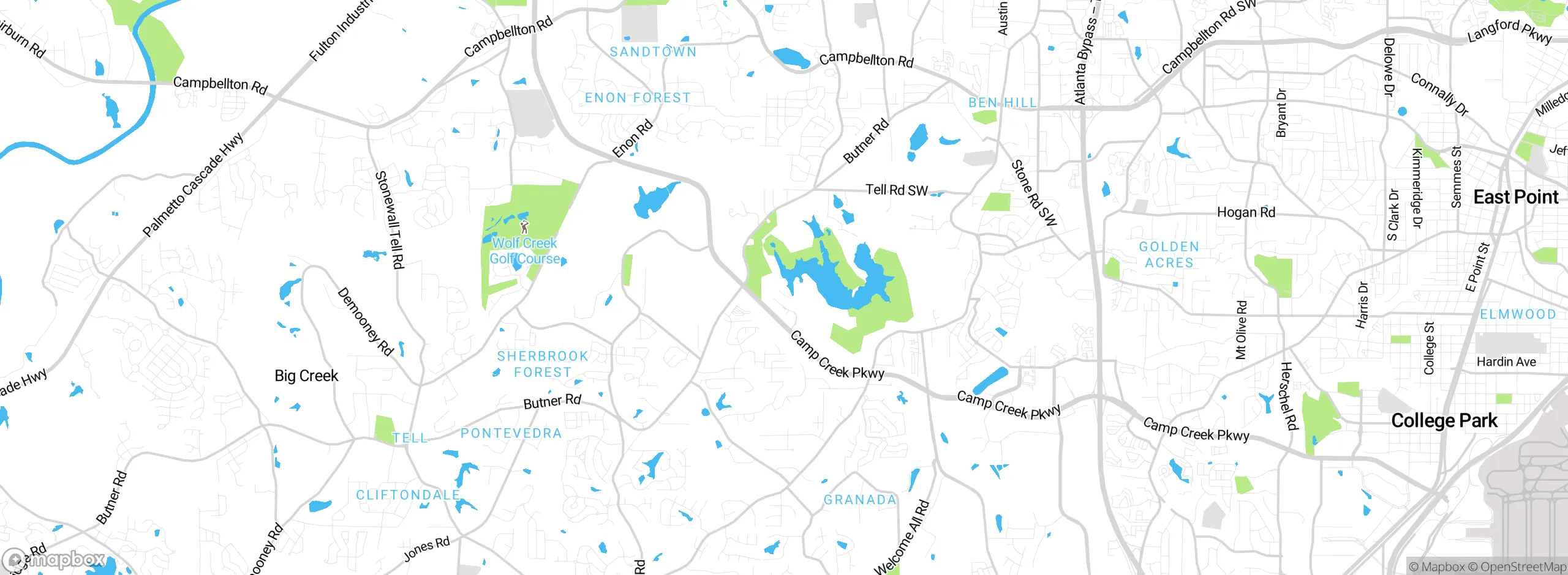 Map showing approximate location