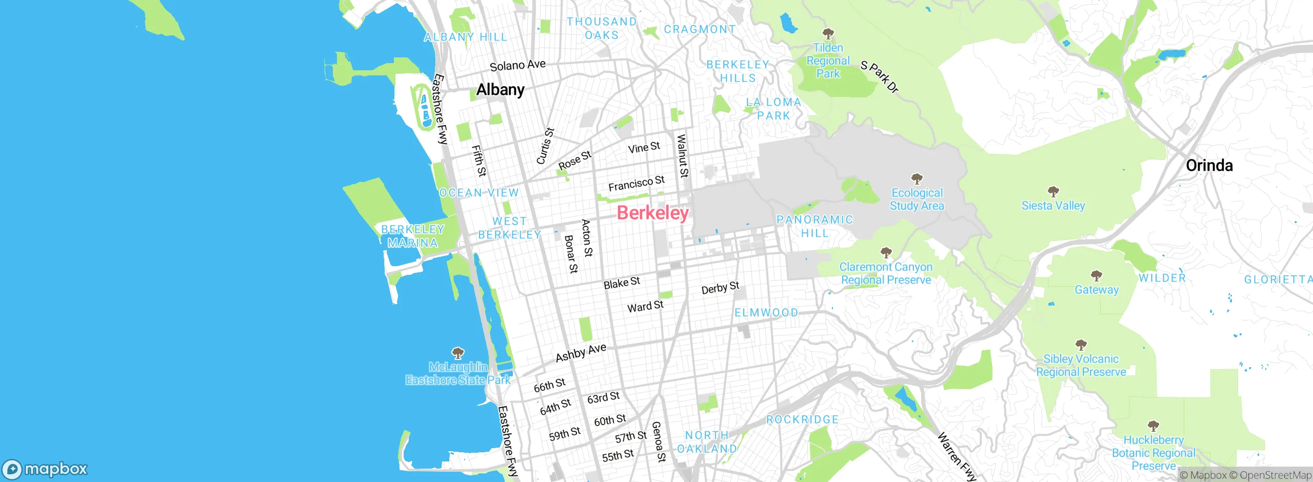 Map showing approximate location