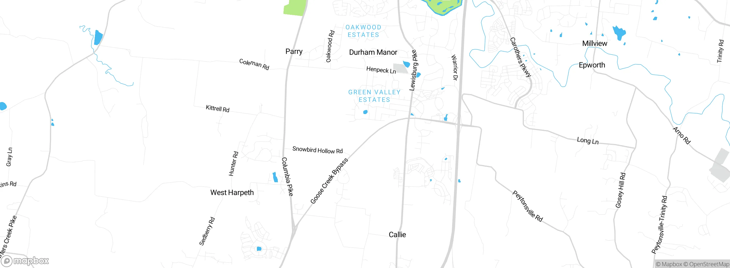 Map showing approximate location