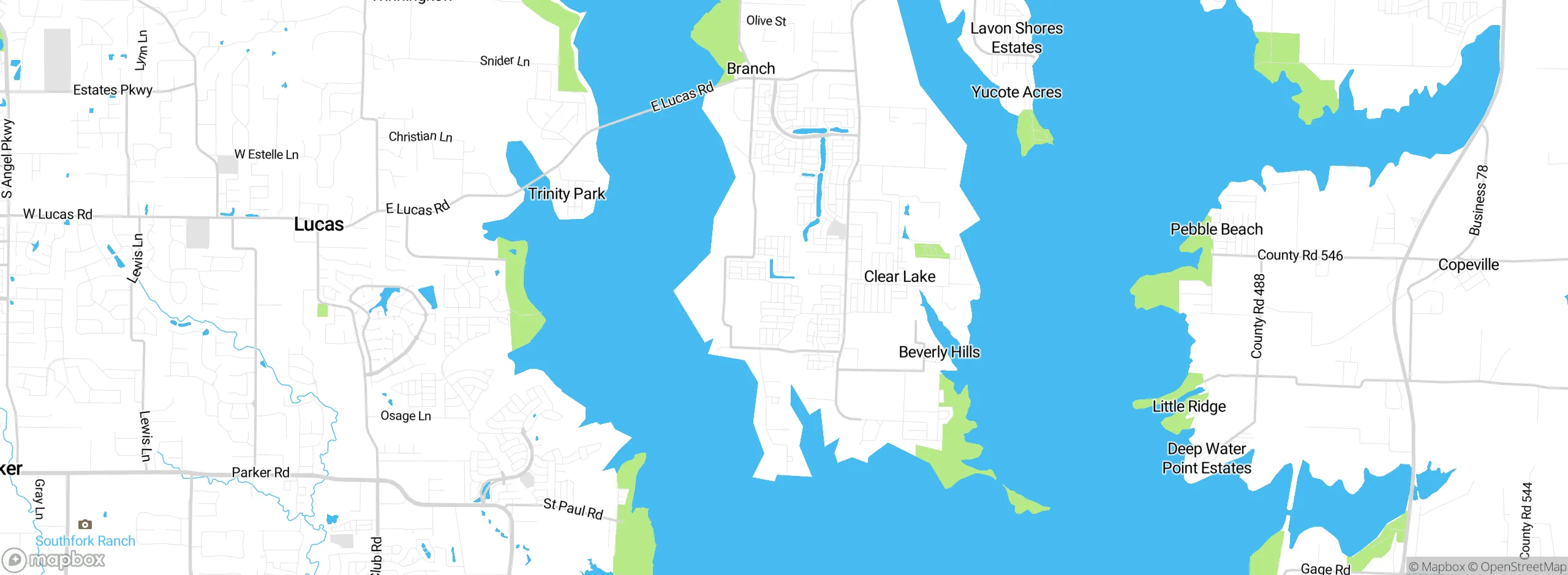 Map showing approximate location