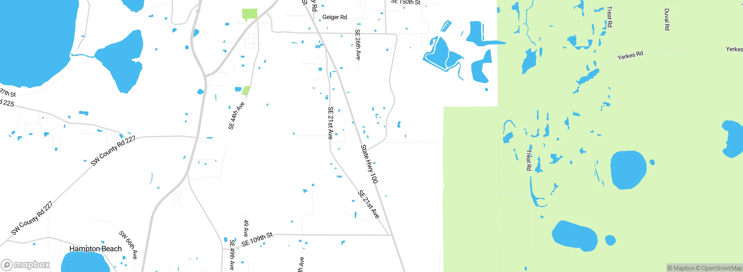 Map showing approximate location
