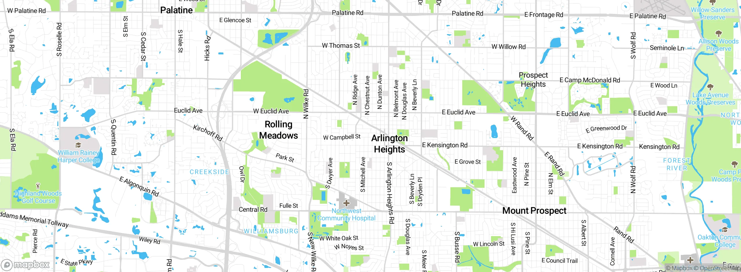 Map showing approximate location