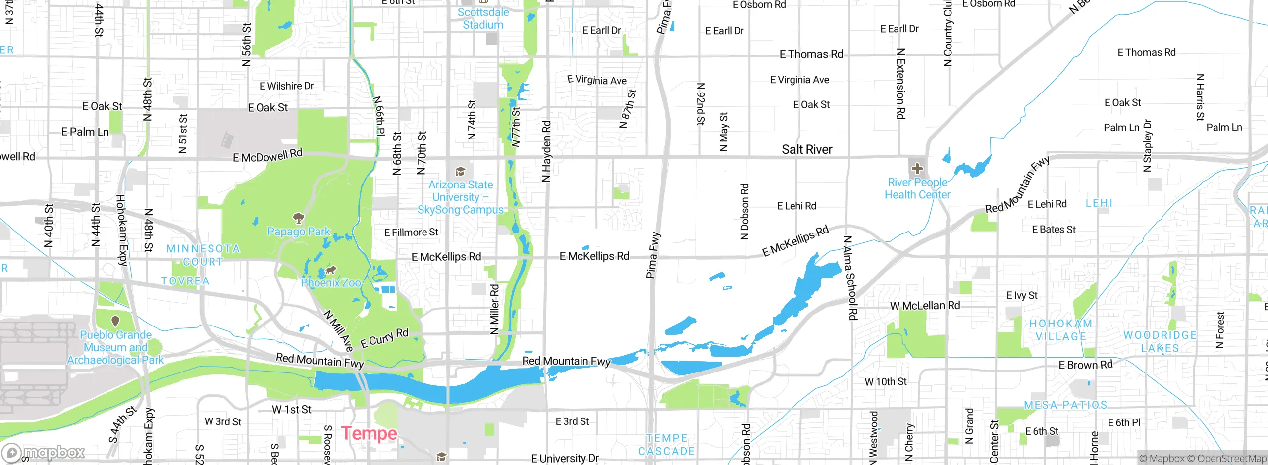 Map showing approximate location
