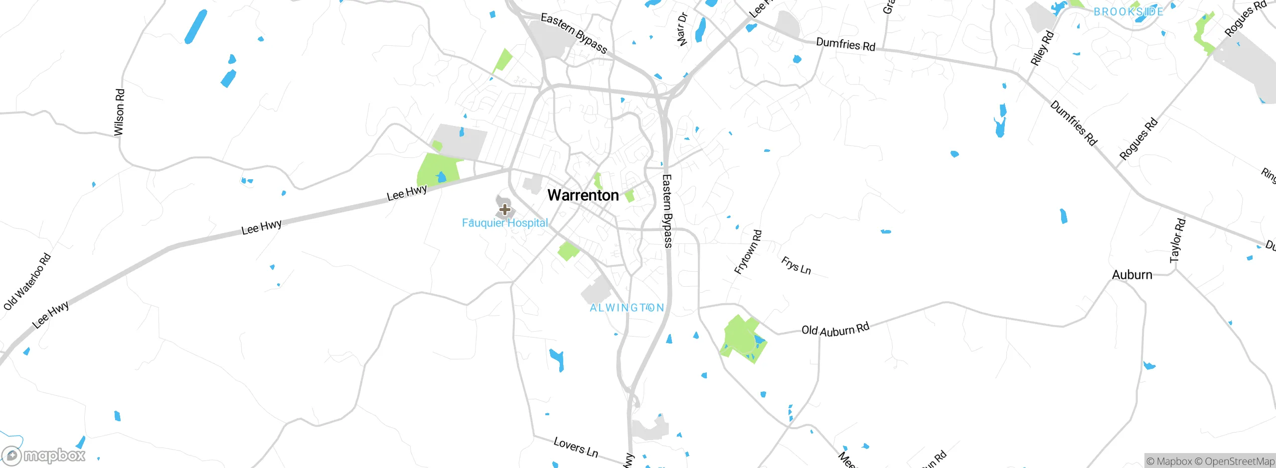 Map showing approximate location