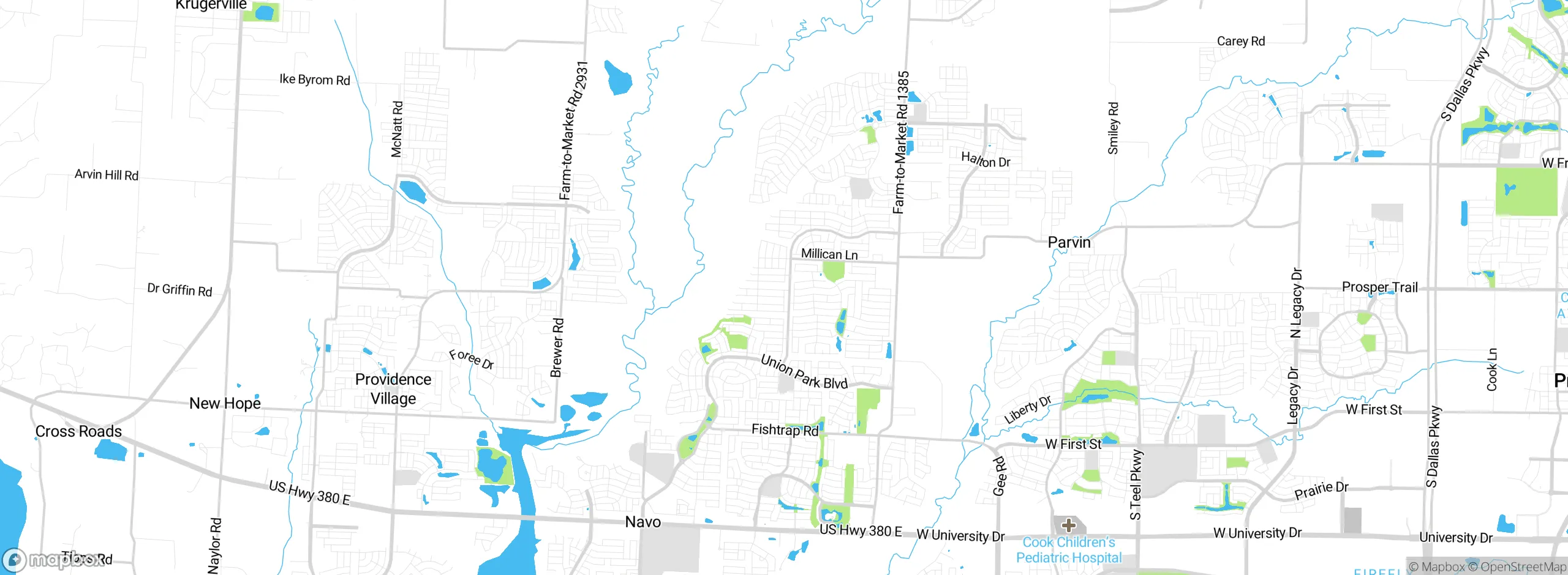 Map showing approximate location
