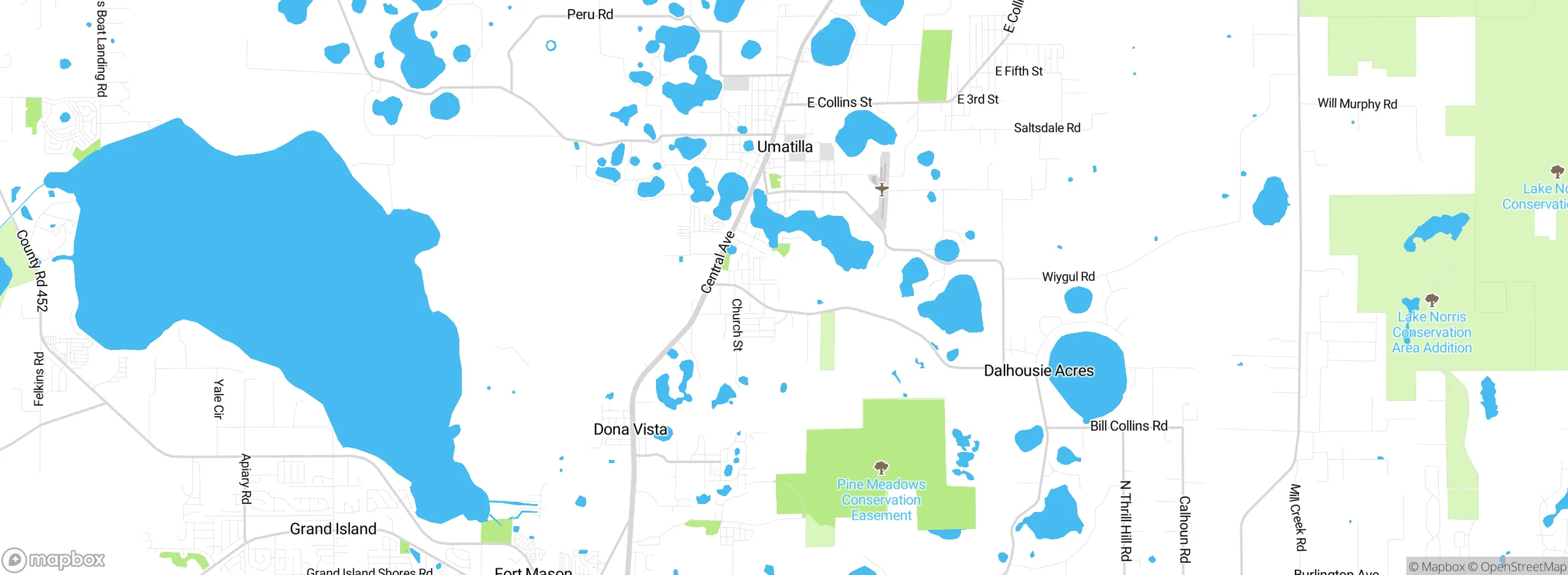Map showing approximate location
