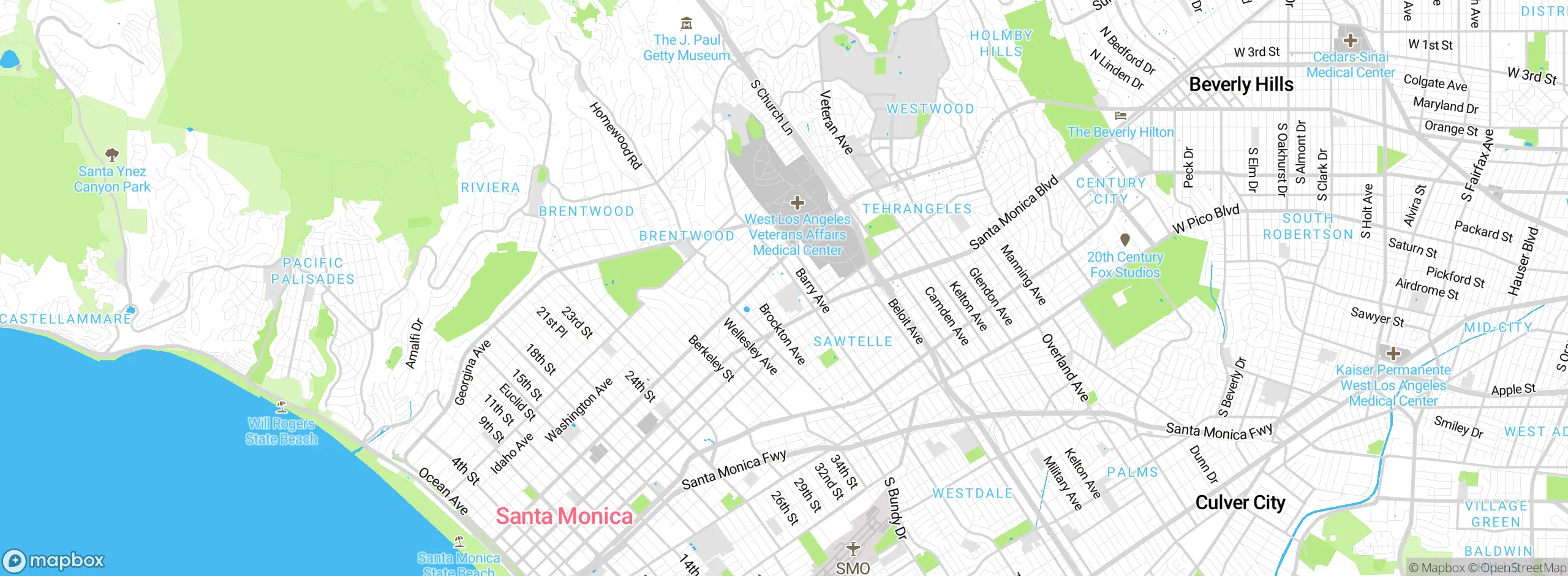 Map showing approximate location