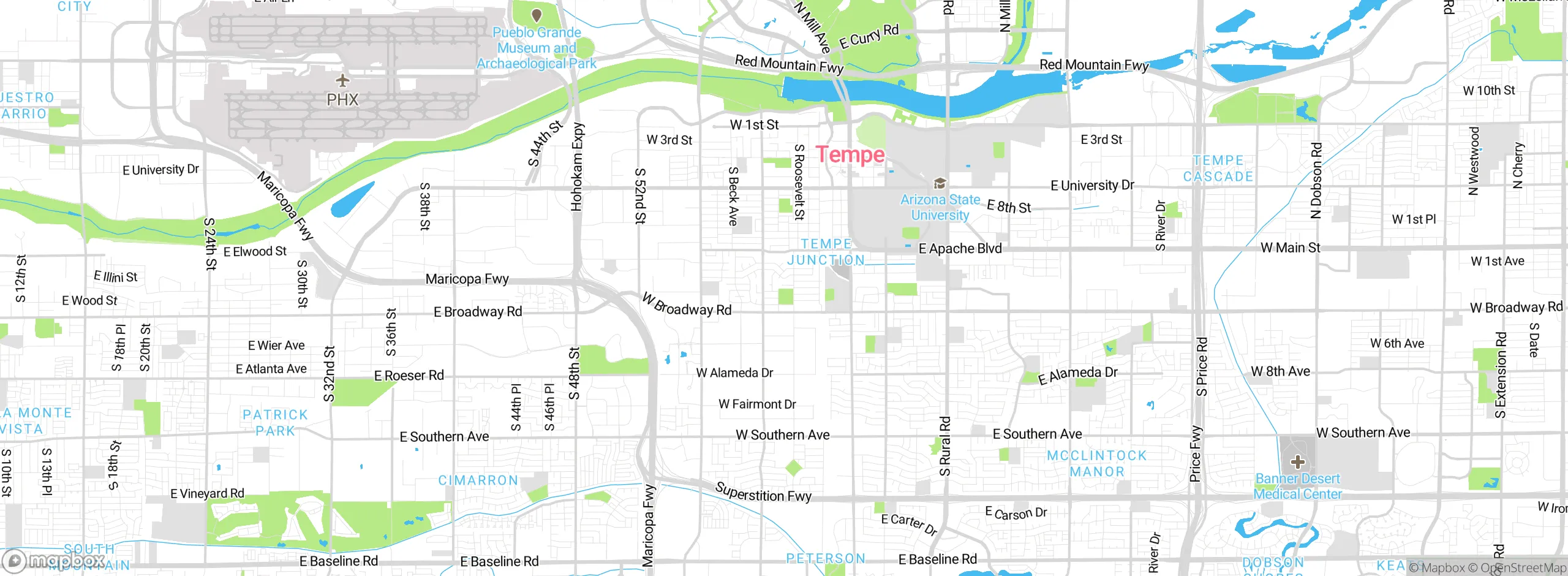 Map showing approximate location