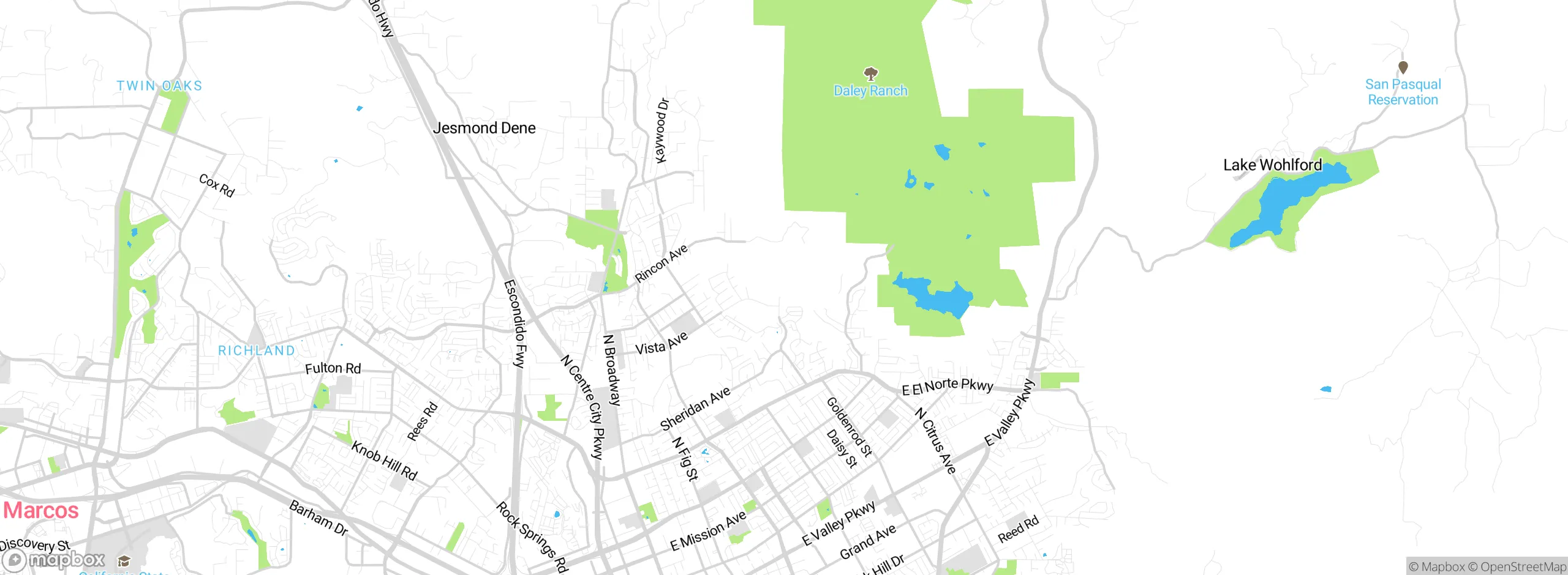 Map showing approximate location