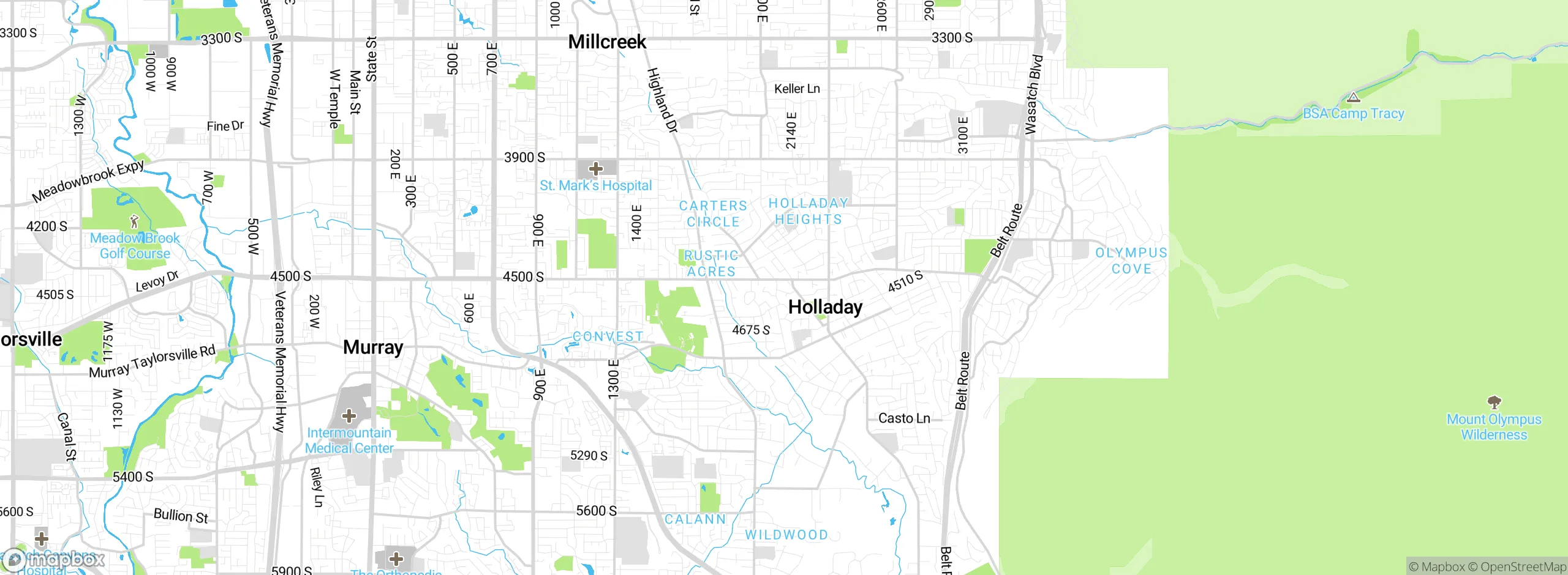 Map showing approximate location