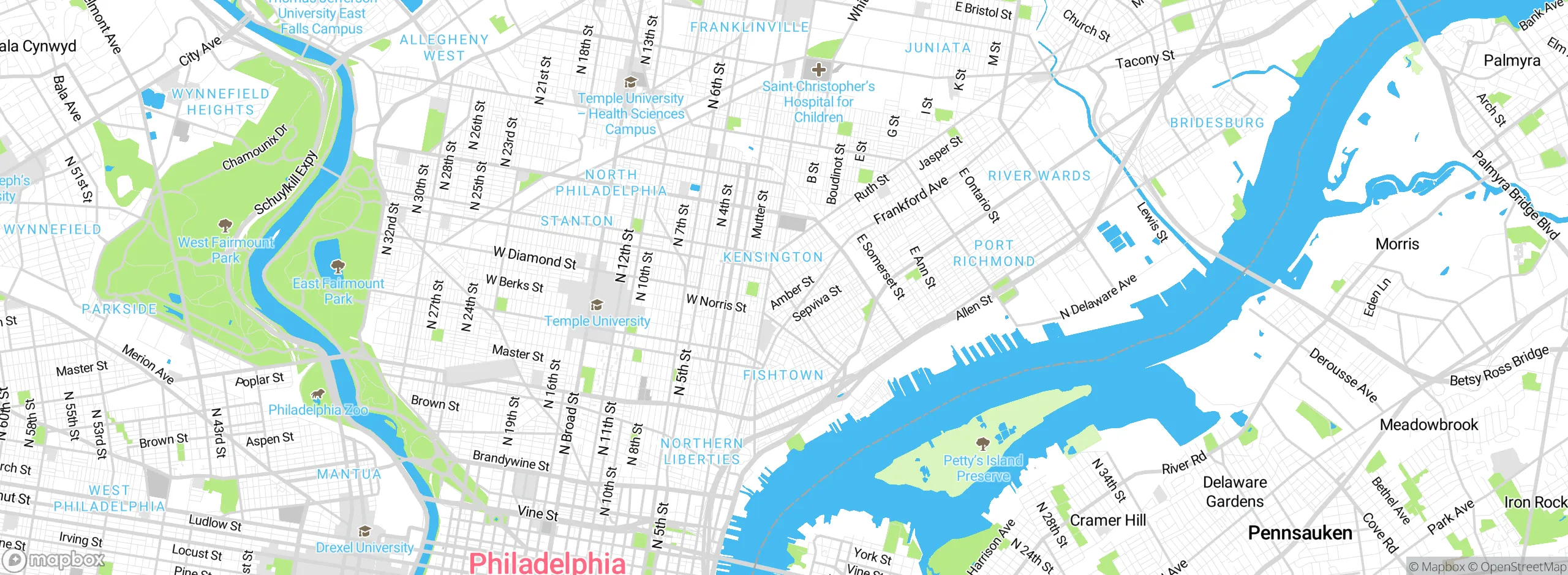 Map showing approximate location