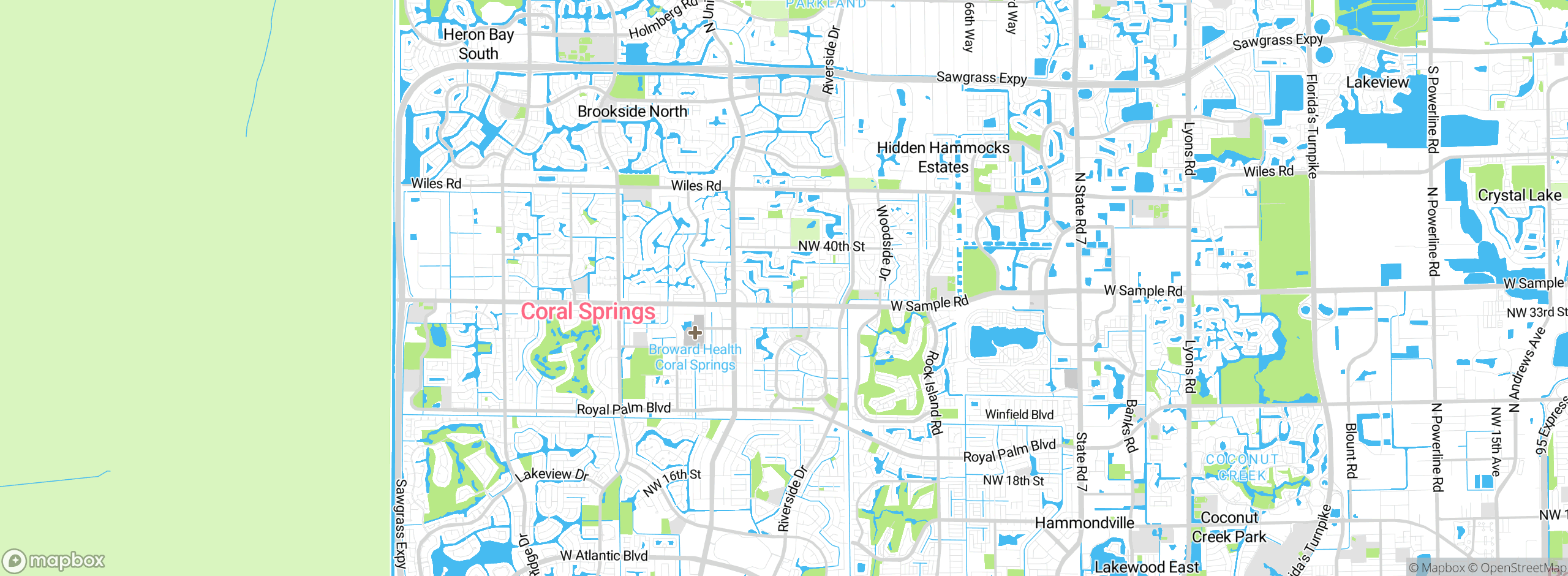 Map showing approximate location