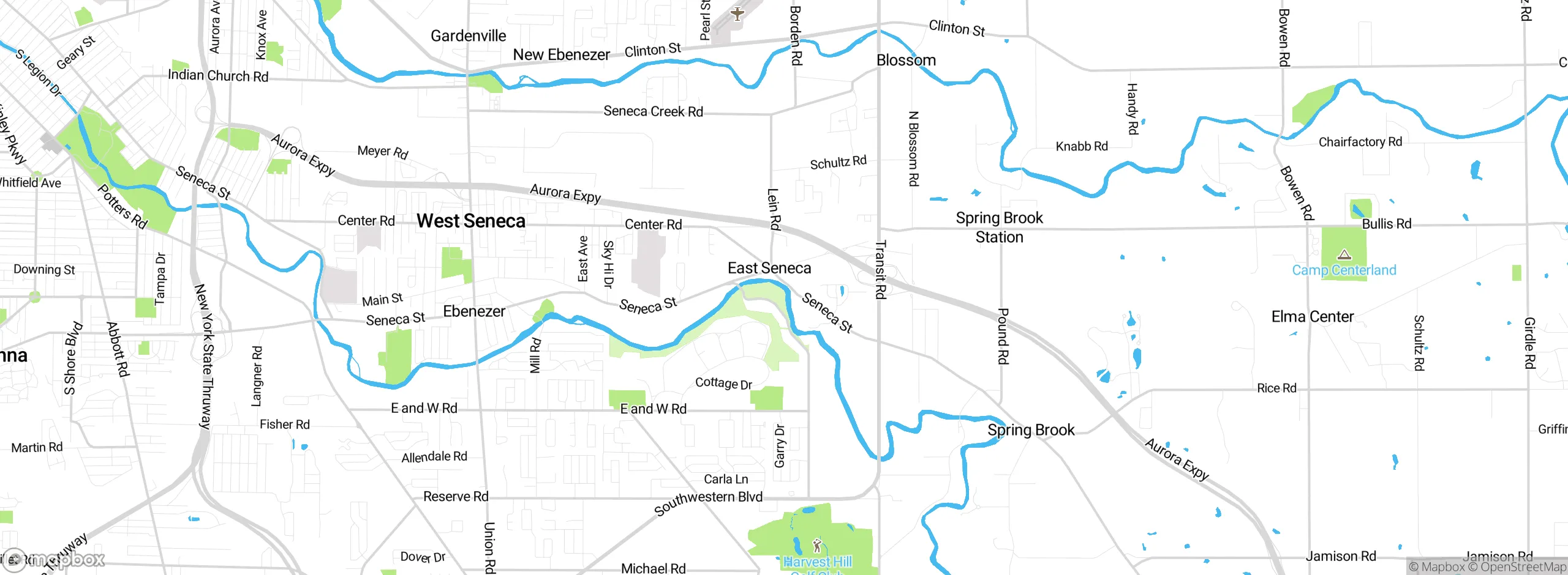 Map showing approximate location