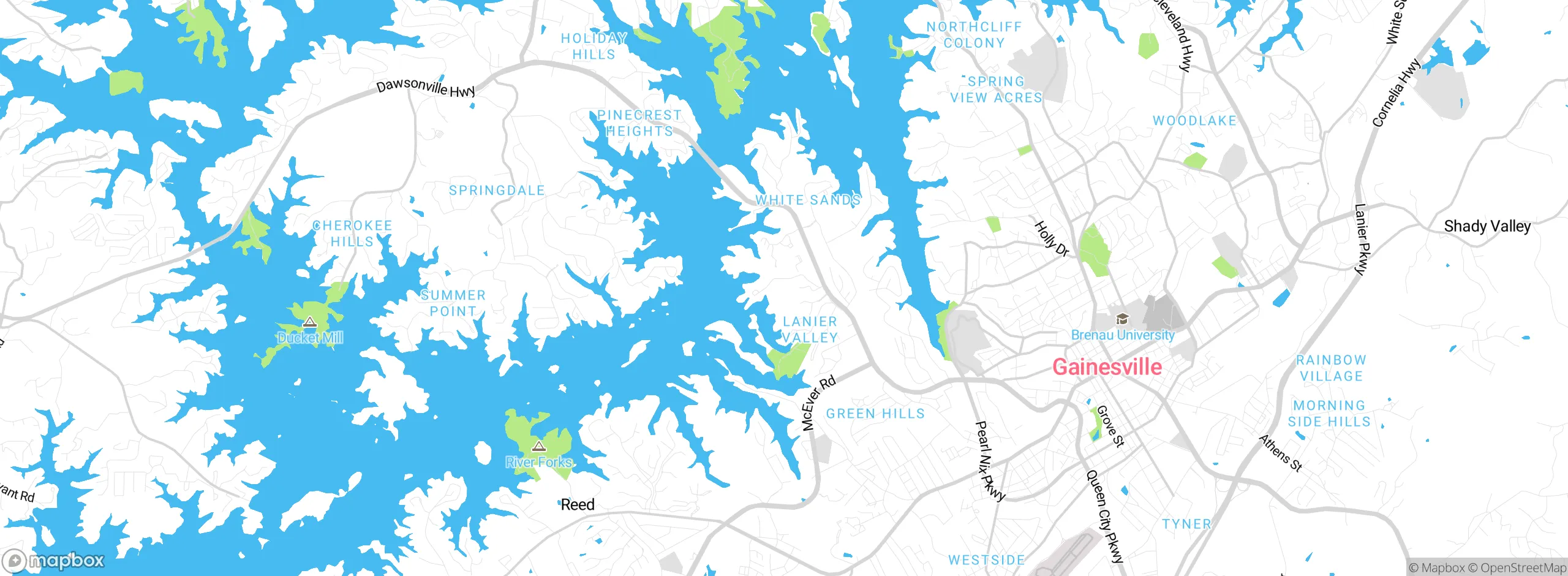 Map showing approximate location