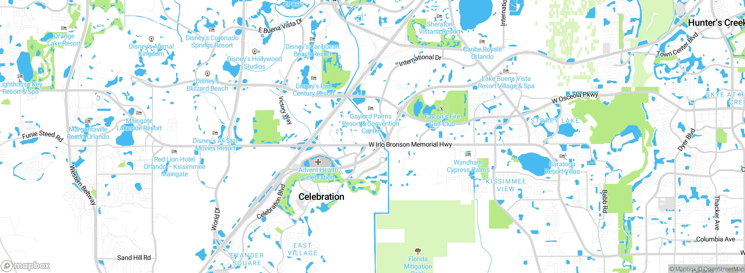 Map showing approximate location