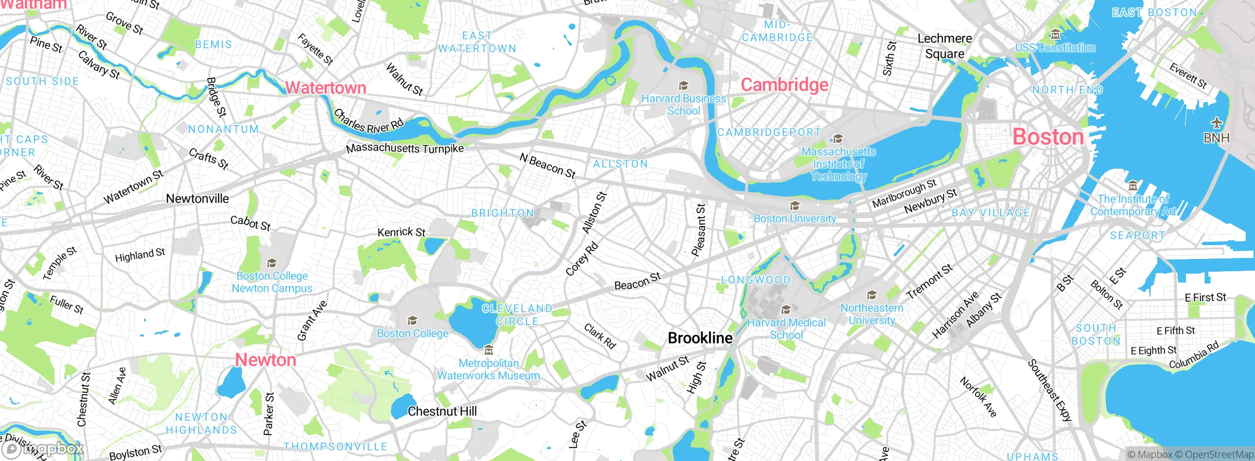 Map showing approximate location