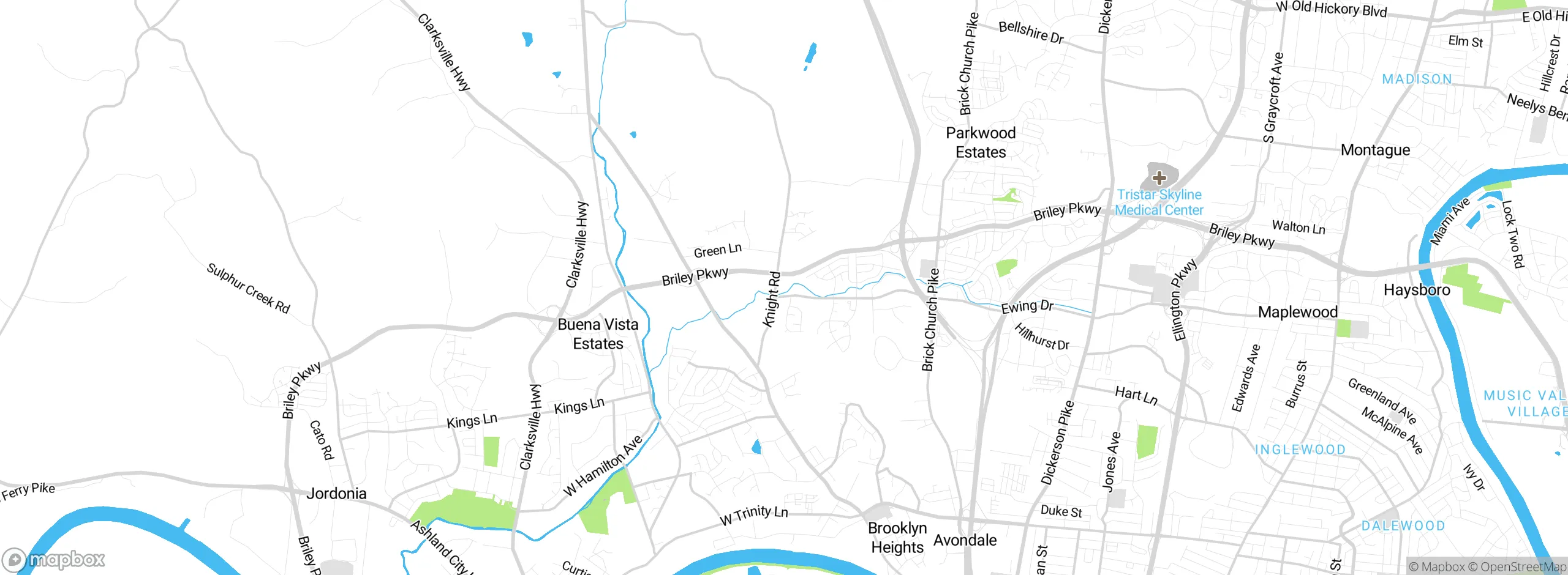Map showing approximate location