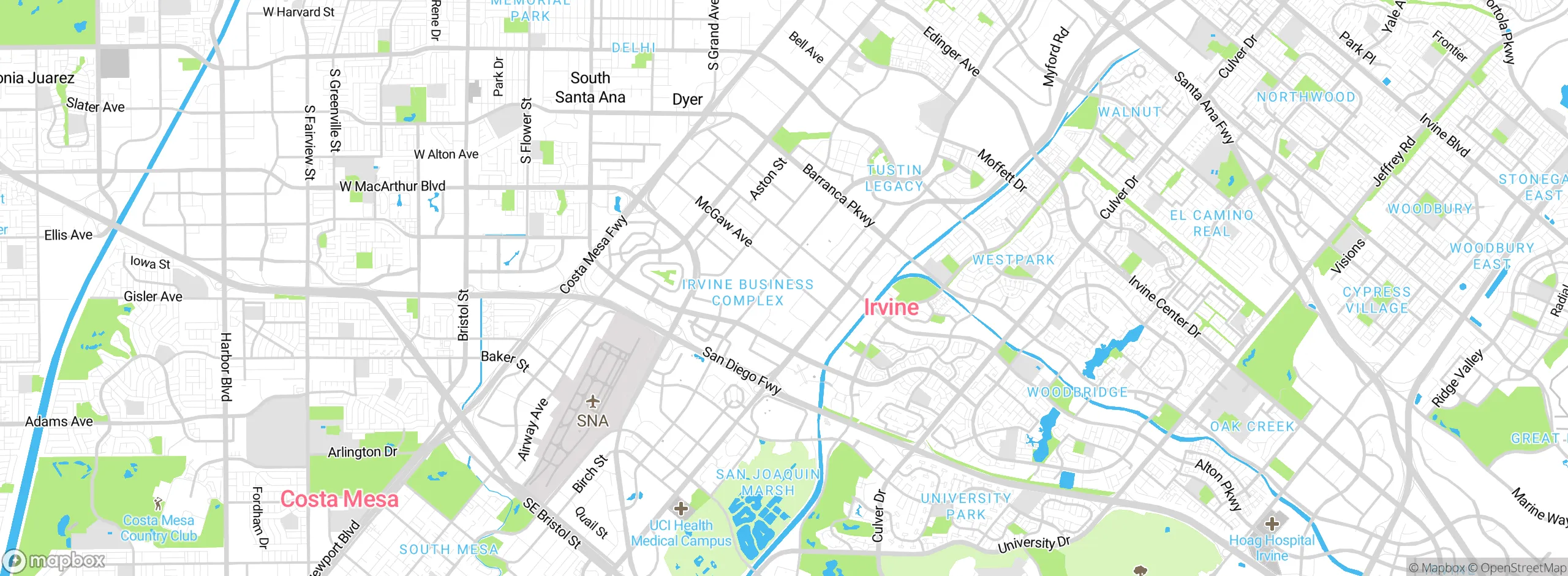 Map showing approximate location