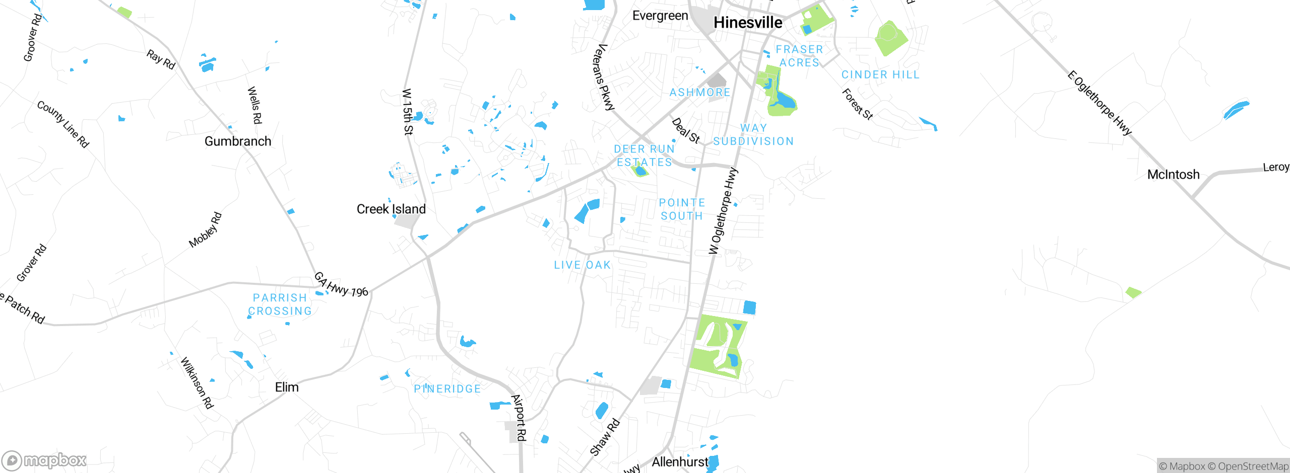 Map showing approximate location