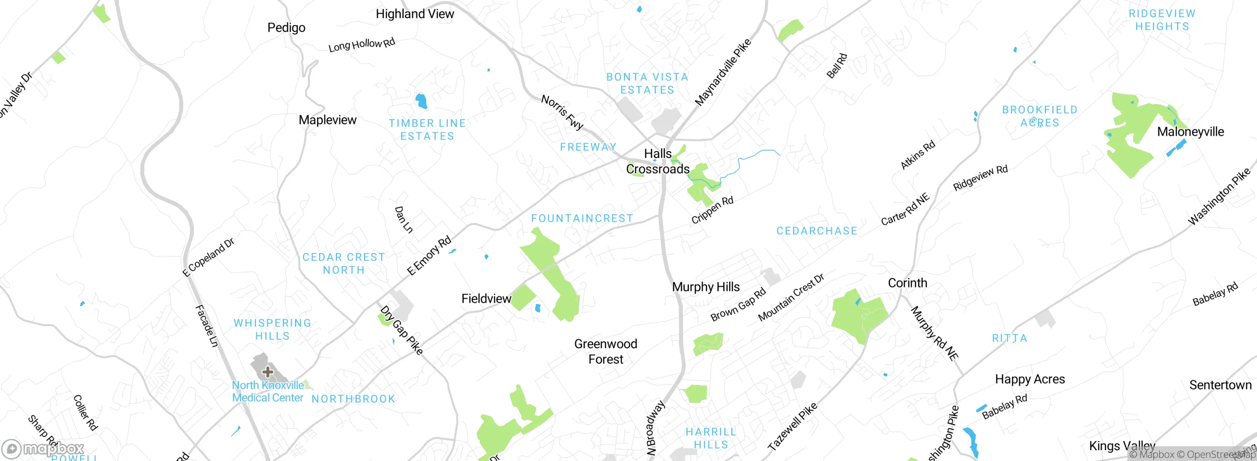 Map showing approximate location