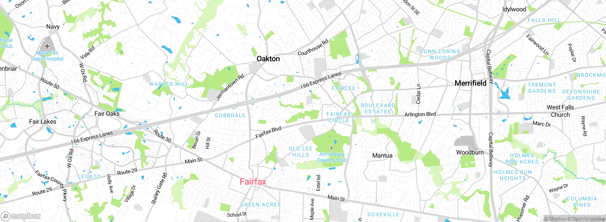 Map showing approximate location
