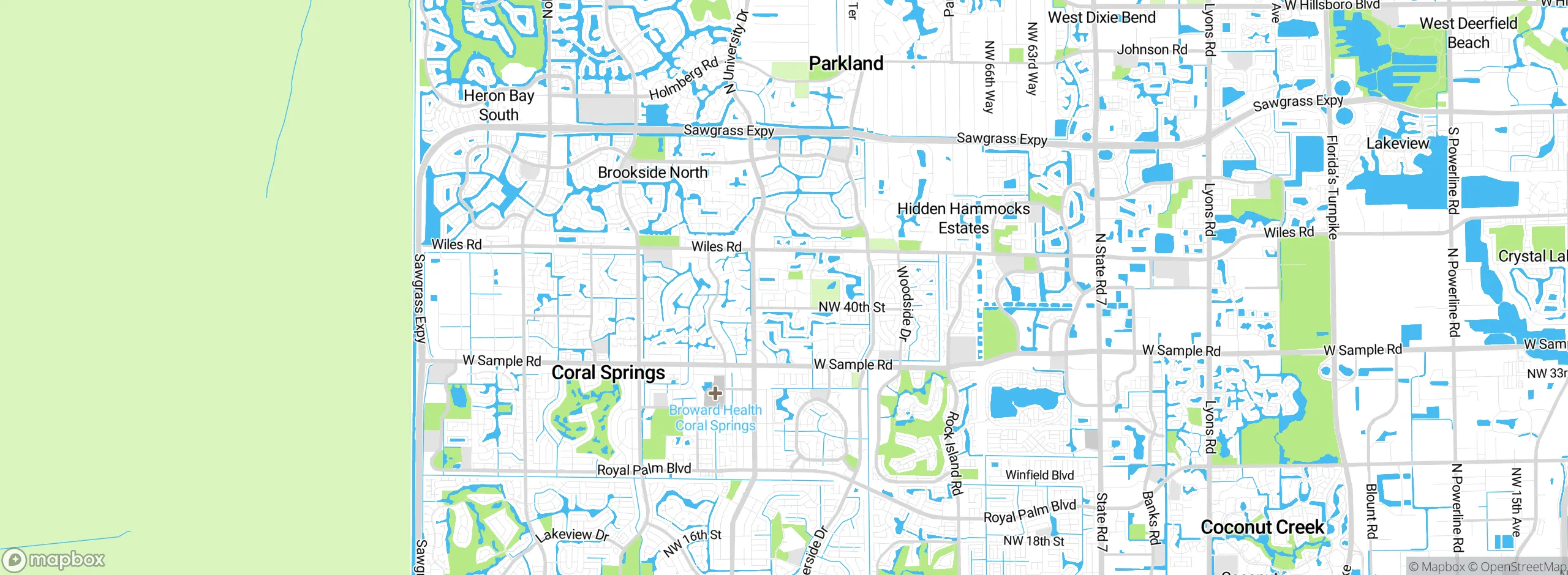 Map showing approximate location