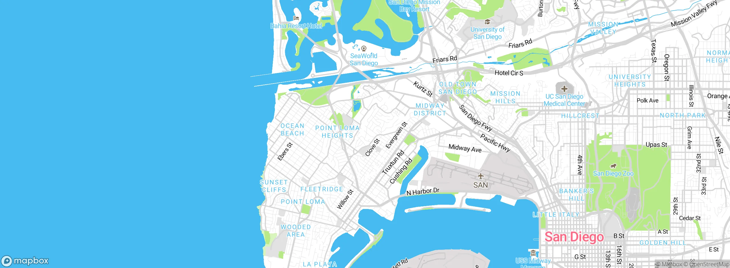 Map showing approximate location