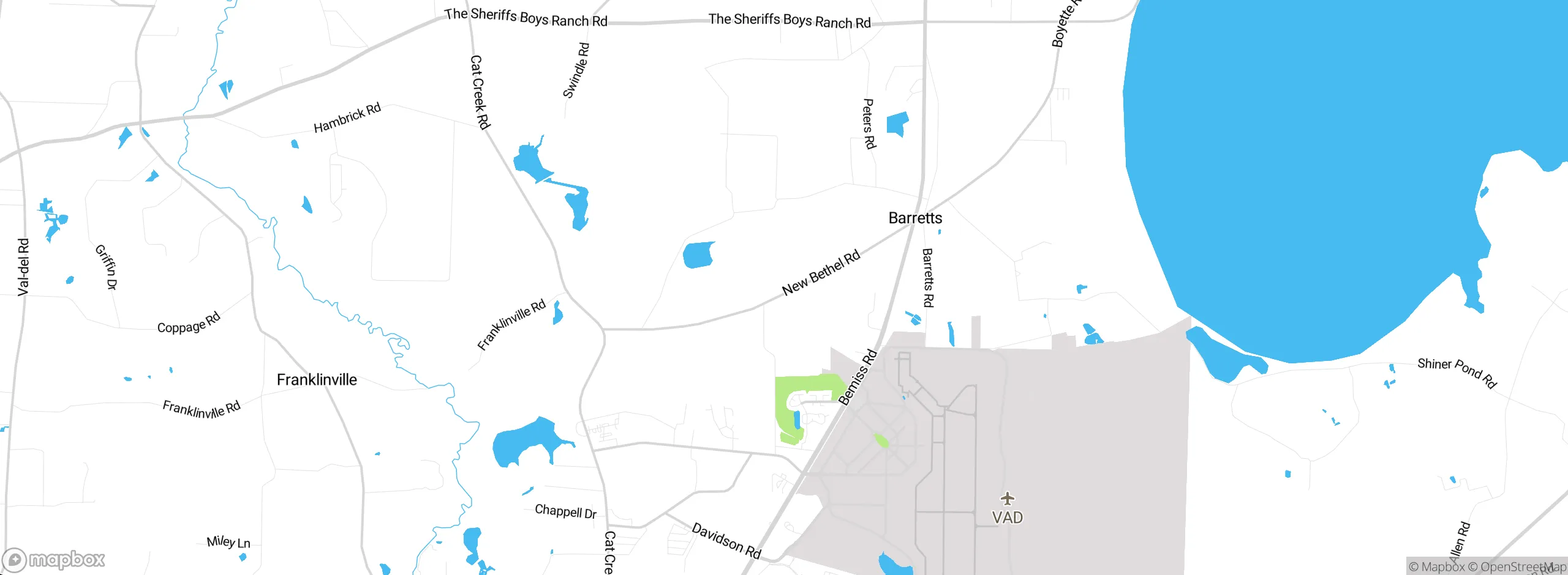 Map showing approximate location