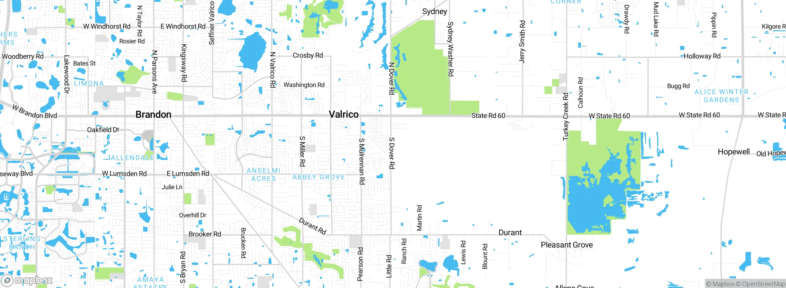 Map showing approximate location