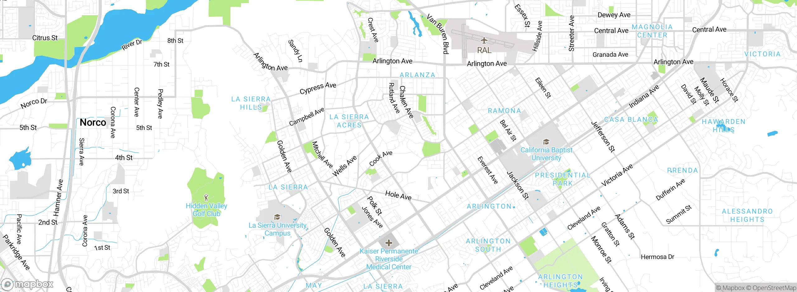 Map showing approximate location