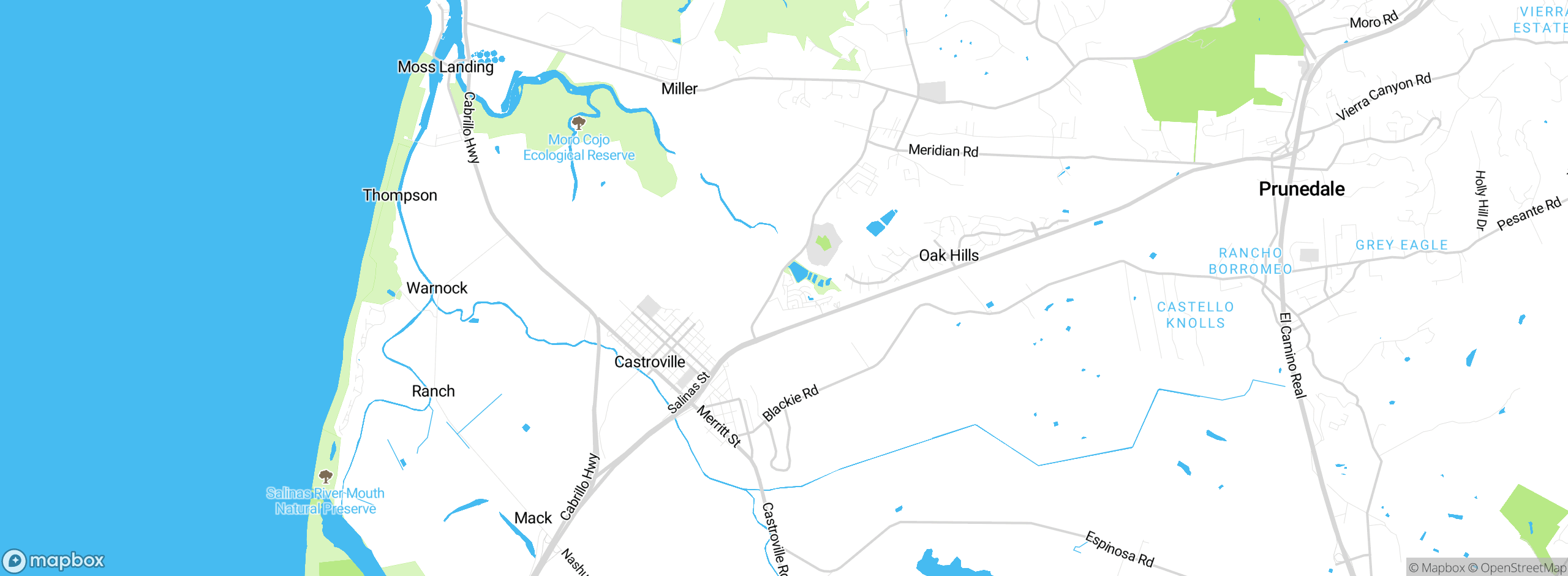 Map showing approximate location