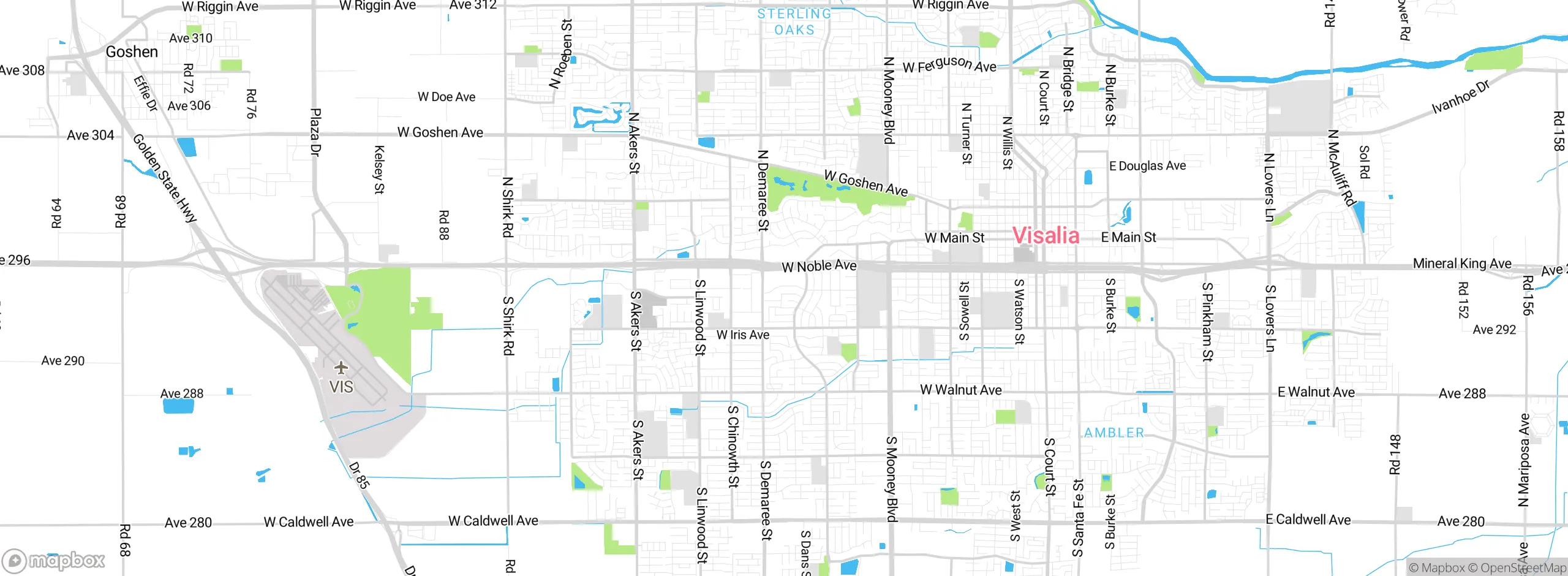 Map showing approximate location