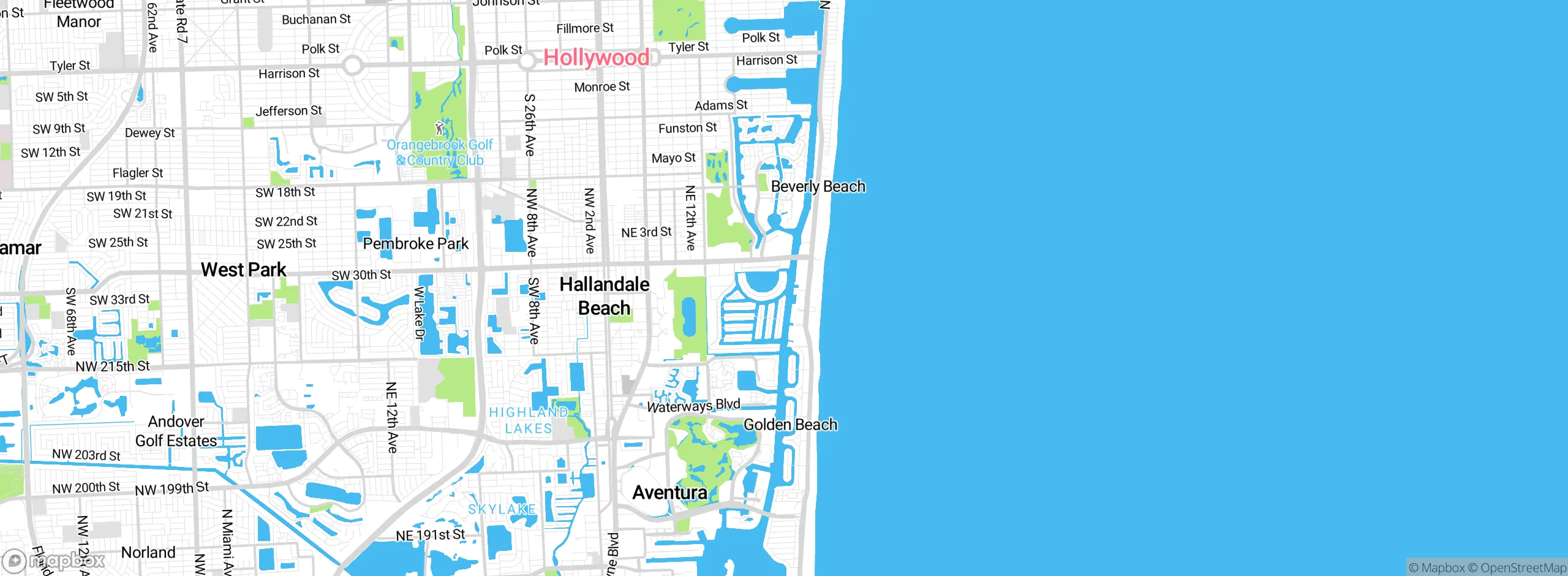 Map showing approximate location