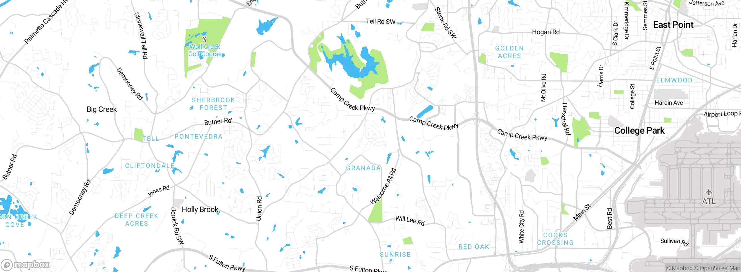 Map showing approximate location