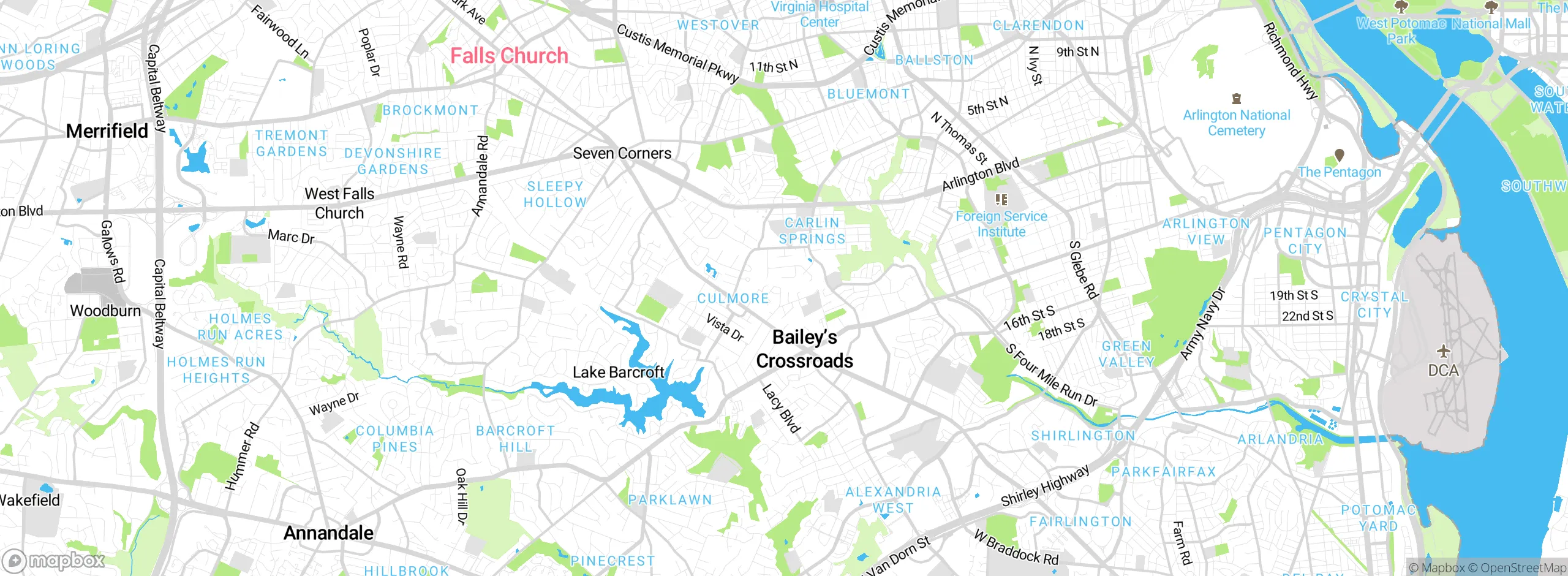 Map showing approximate location