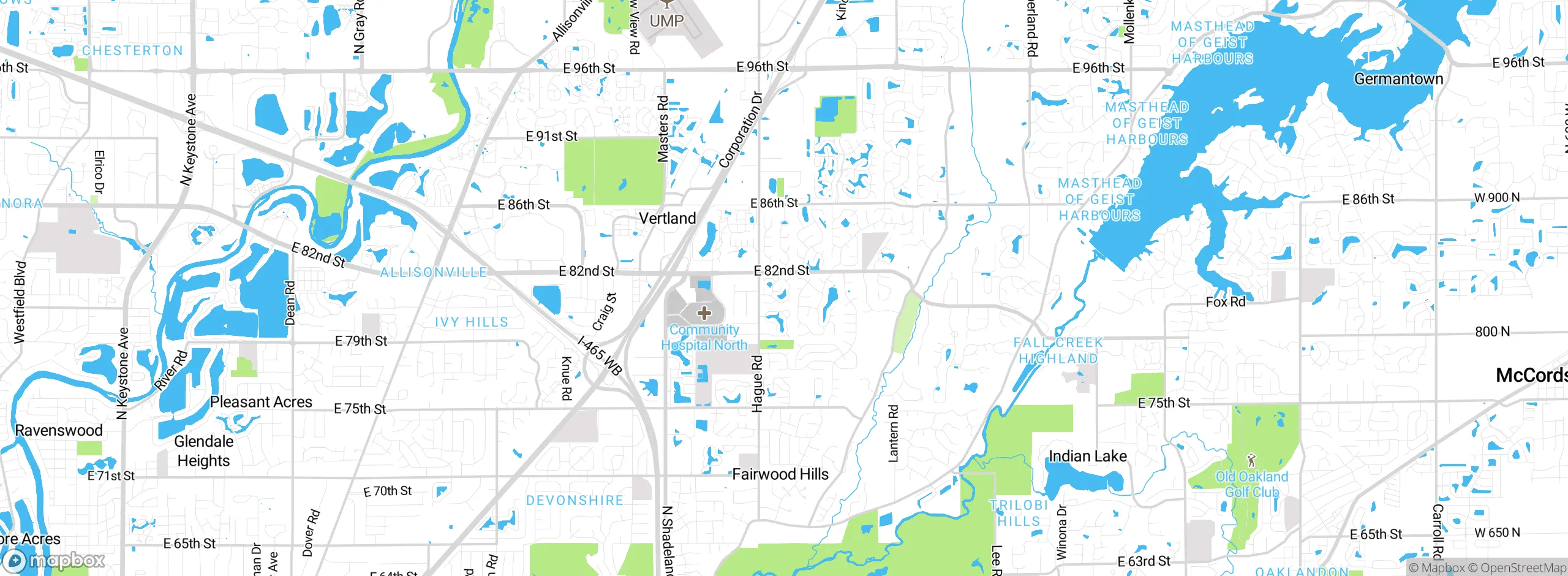 Map showing approximate location