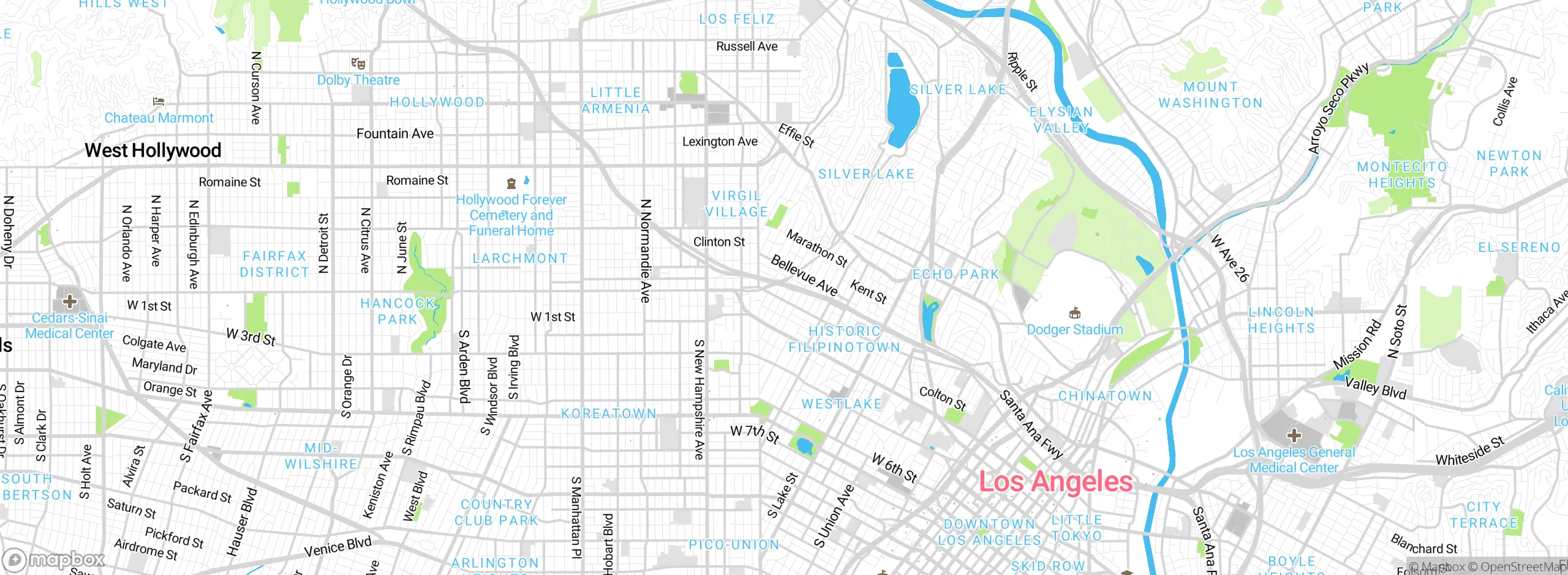 Map showing approximate location