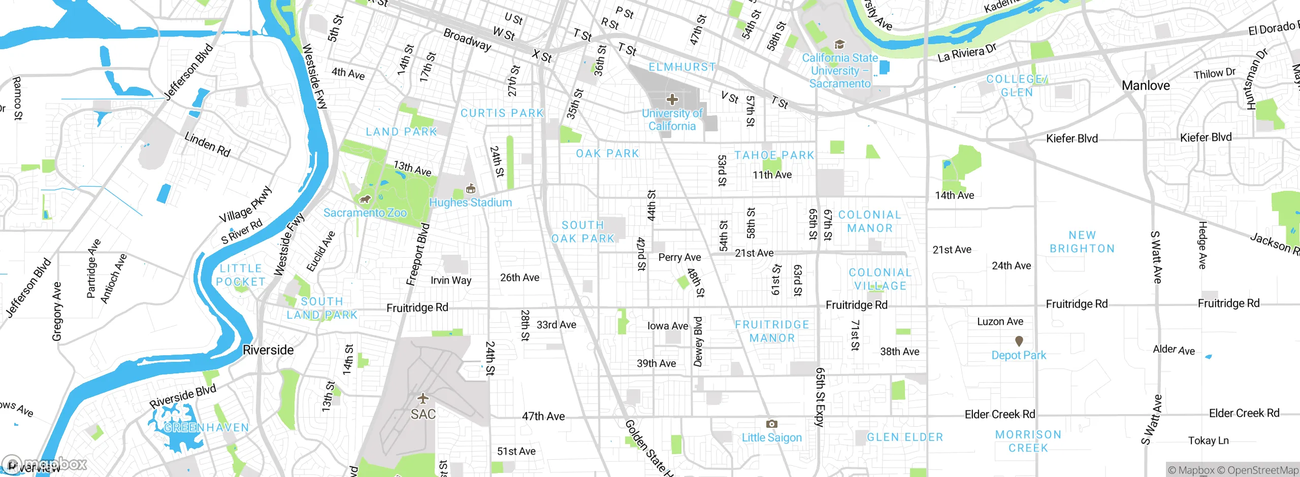 Map showing approximate location